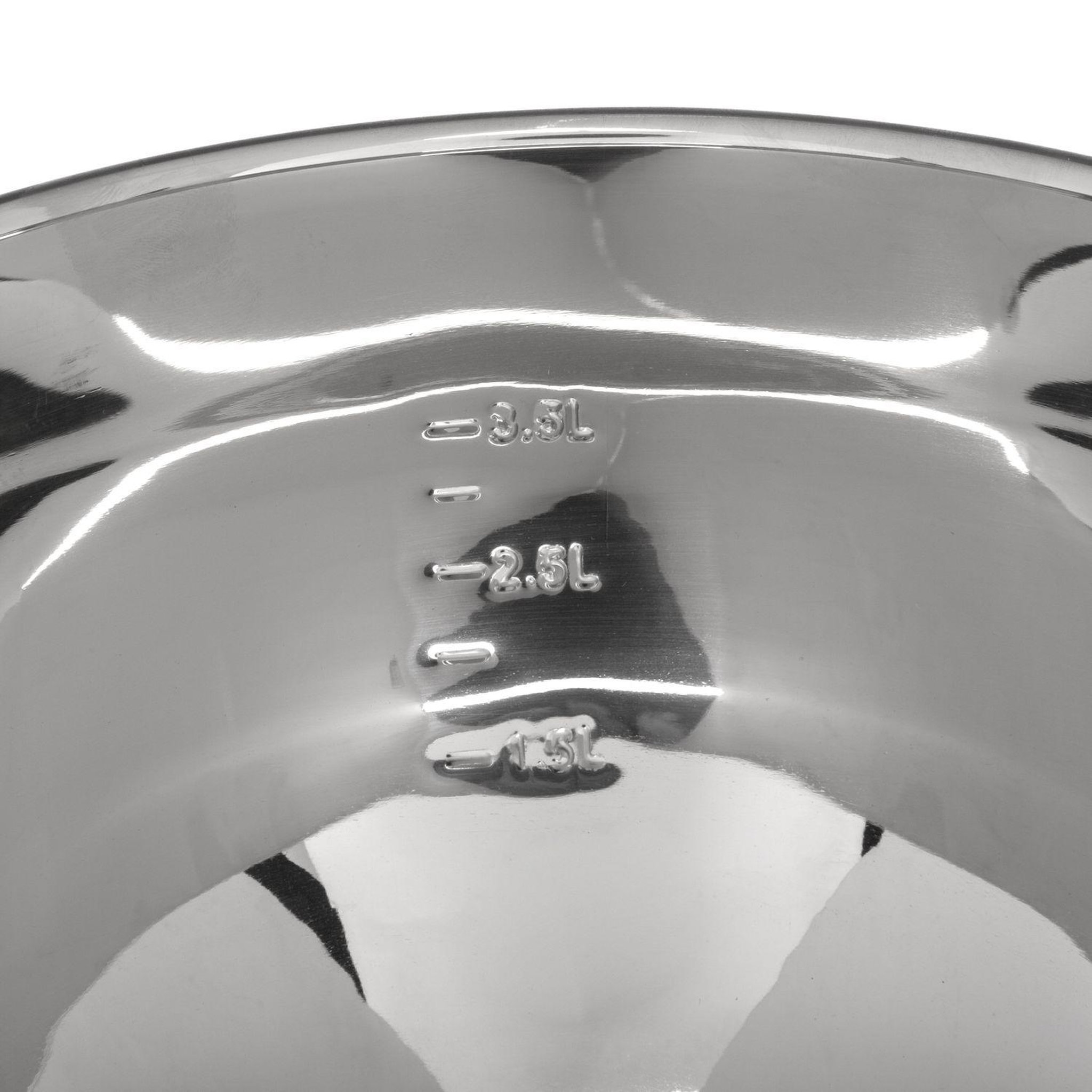 Voir la diapositive 3 : SECRET DE GOURMET Essoreuse à salade en inox - 3,5 l - argent