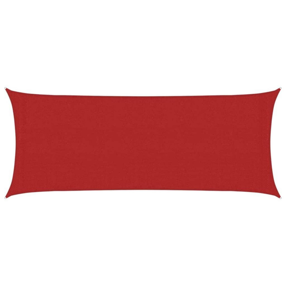 VIDAXL Voile d'ombrage 160 g/m^2 Rouge 2x4,5 m PEHD