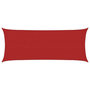 Voir la diapositive 2 : VIDAXL Voile d'ombrage 160 g/m^2 Rouge 2x4,5 m PEHD