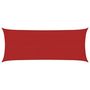 Voir la diapositive 2 : VIDAXL Voile d'ombrage 160 g/m^2 Rouge 2x4,5 m PEHD