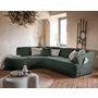 Voir la diapositive 2 : BEST MOBILIER Siena - canapé d'angle gauche - 5 places - en tissu