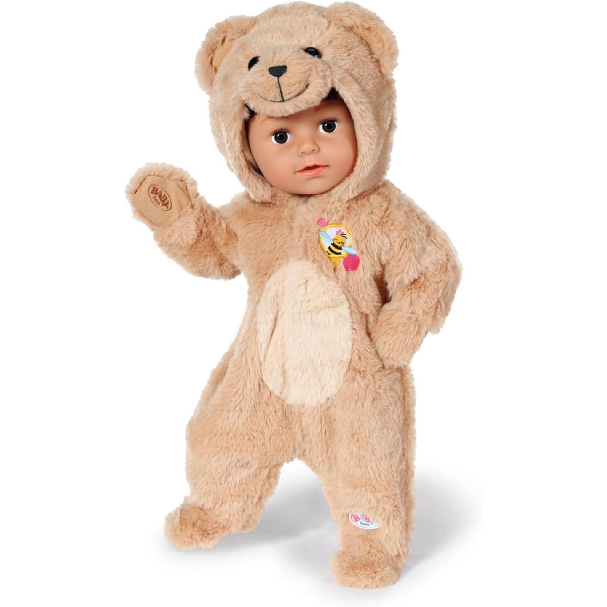 Voir la diapositive 2 : Zapf Creation BABY born - Tenue d'ours pour poupée