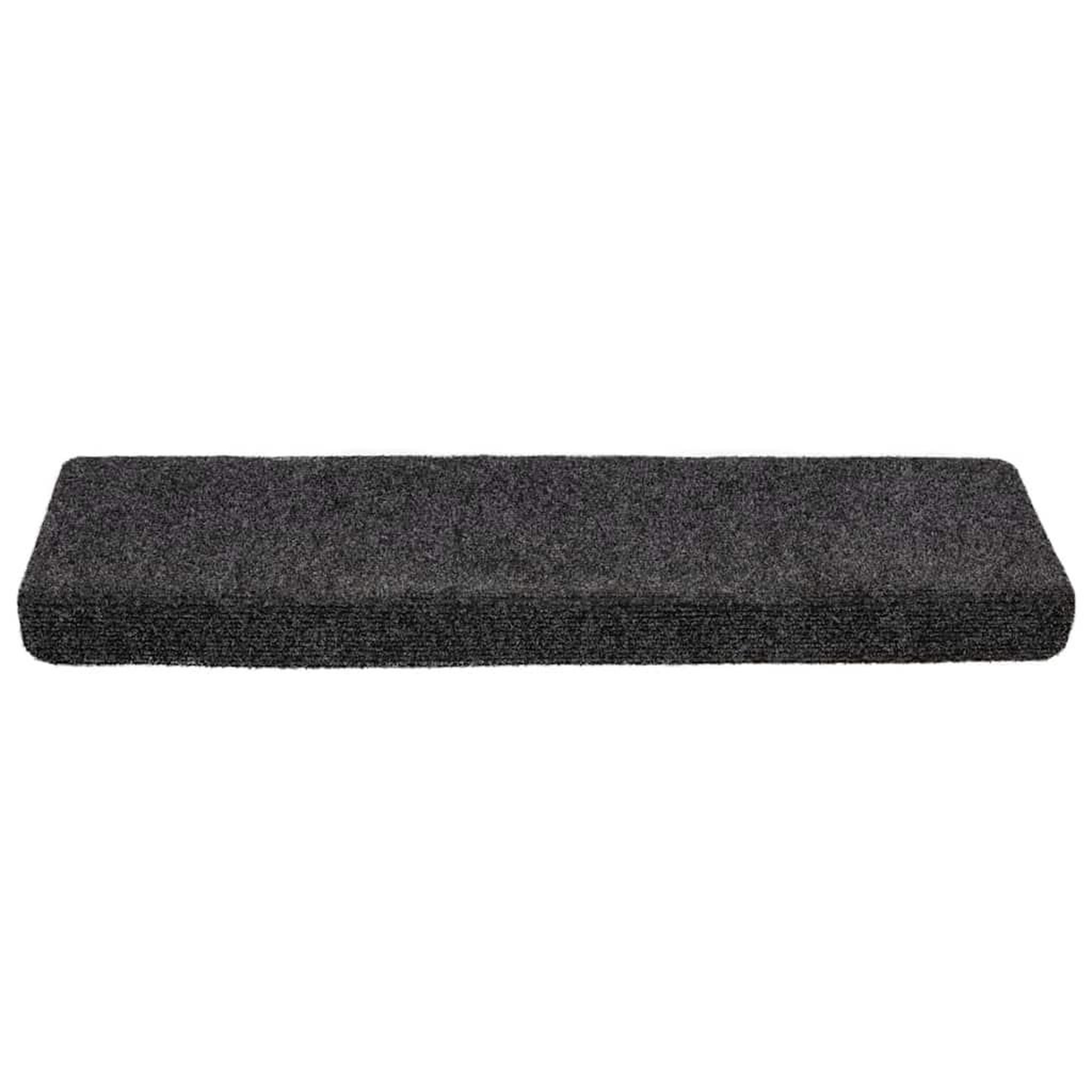 Voir la diapositive 3 : VIDAXL Tapis d'escalier autocollant 20 pcs gris 65x21x4 cm
