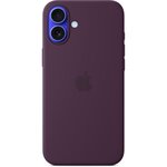 APPLE Coque iPhone 16 Plus MagSafe Prune silicone