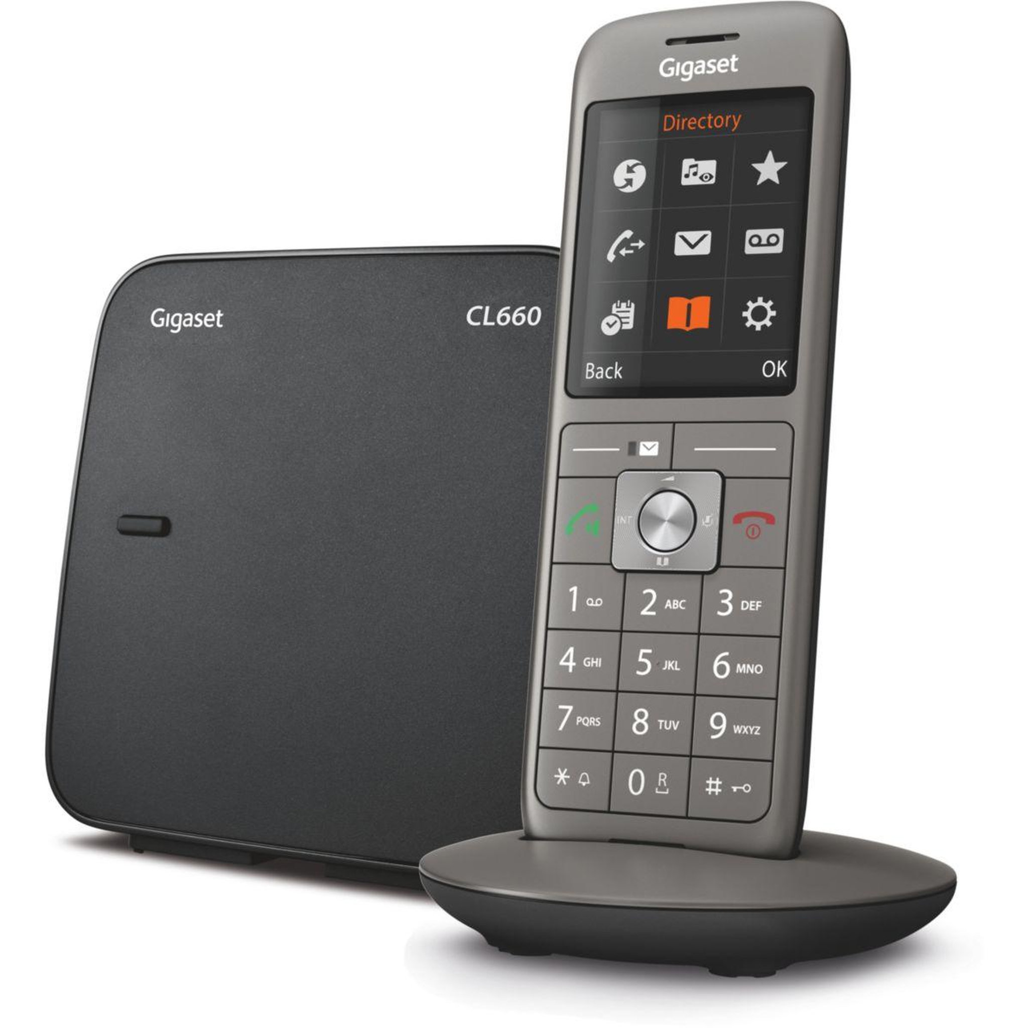 Voir la diapositive 3 : GIGASET Téléphone sans fil CL660 ANTHRACITE