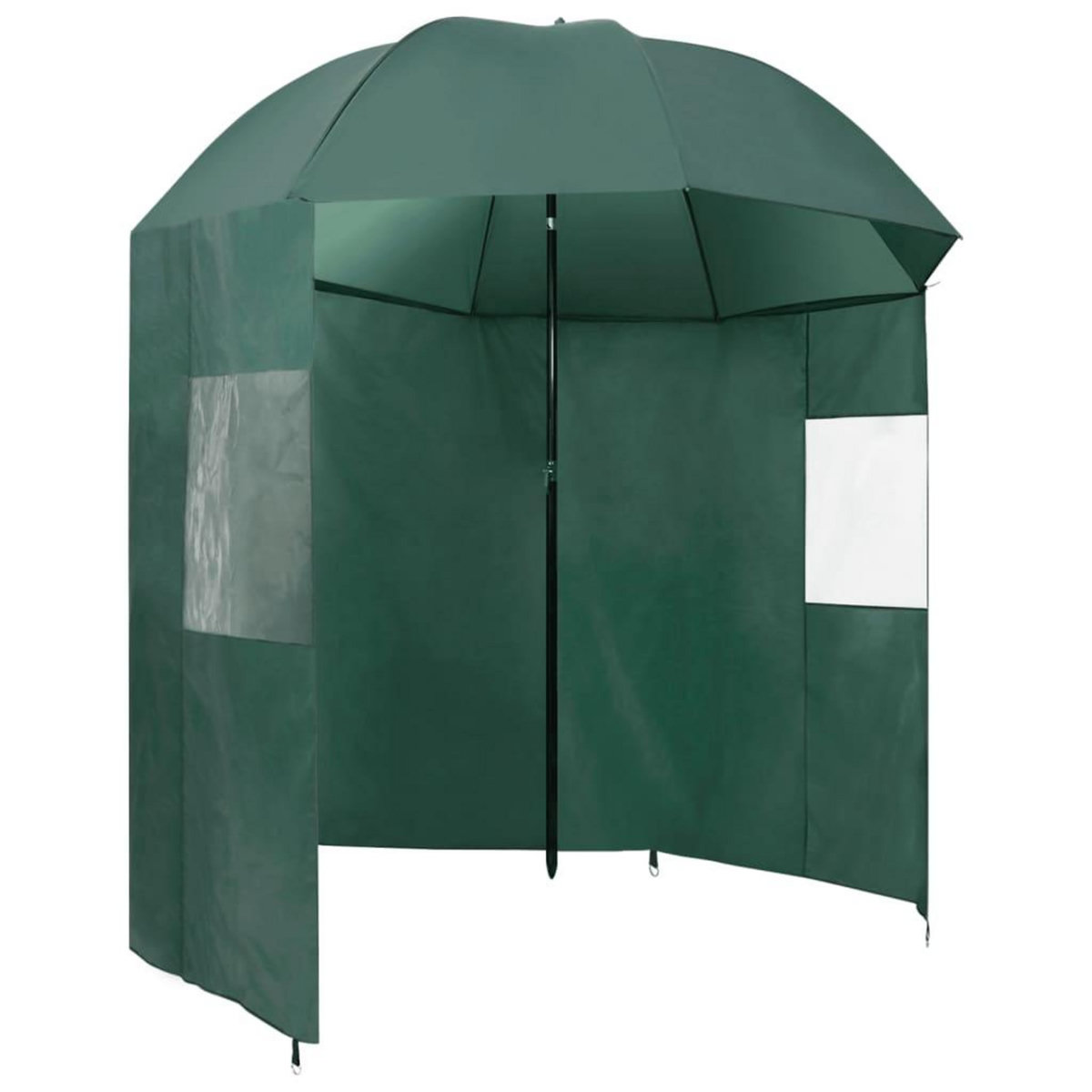 VIDAXL Parapluie de peche Vert 220x193 cm