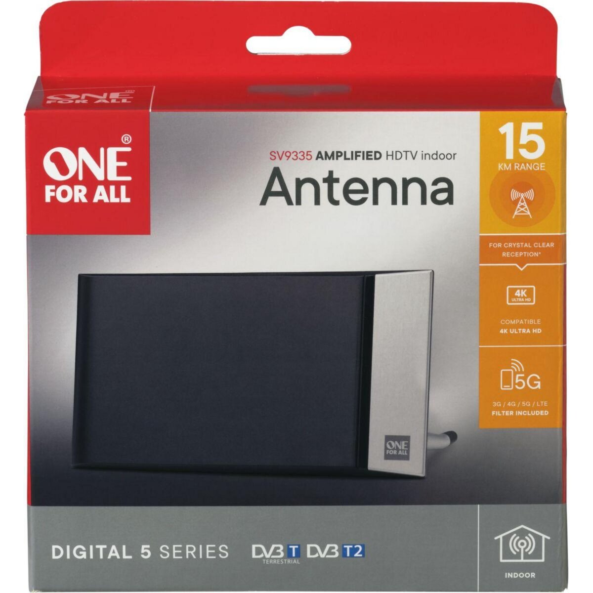 One For All Antenne intérieure SV9335 Filtre 5G