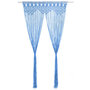 Voir la diapositive 1 : VIDAXL Rideau en macrame Bleu 140x240 cm Coton