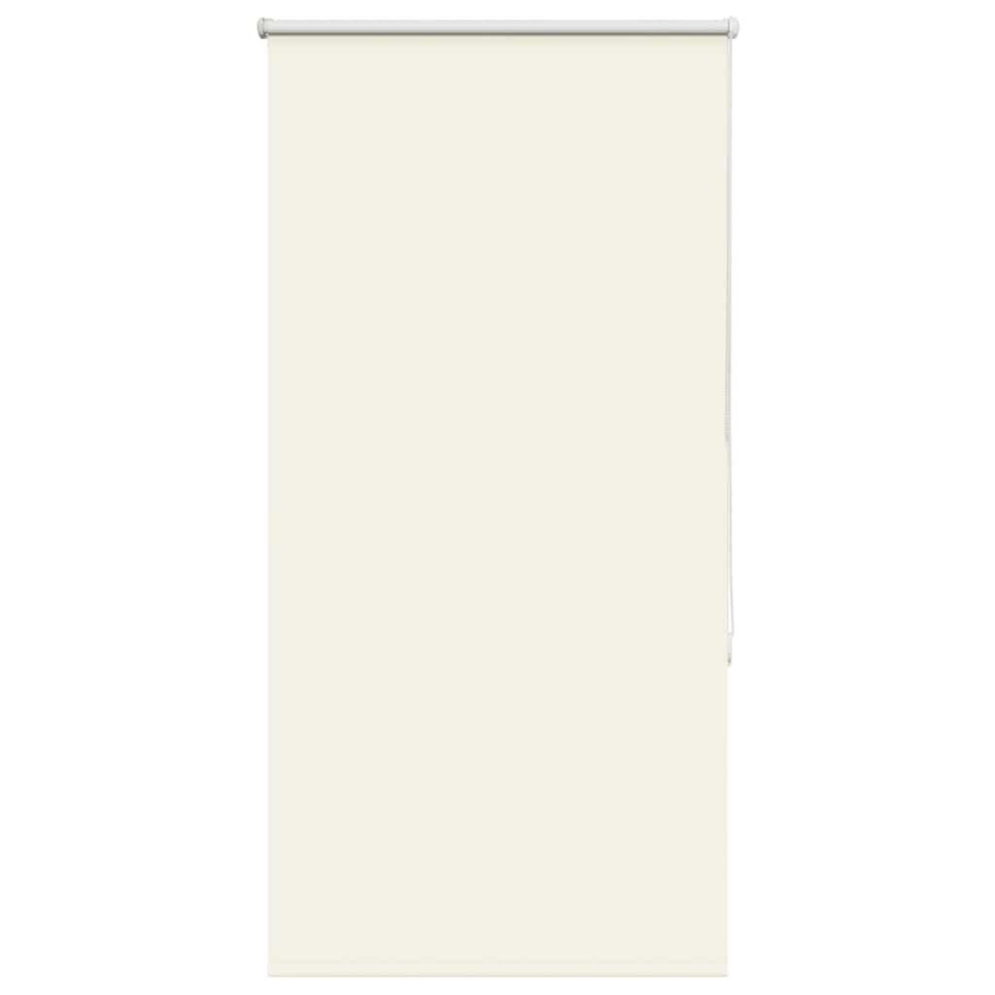 VIDAXL Store enrouleur occultant blanc casse 85x175cm largeur du tissu