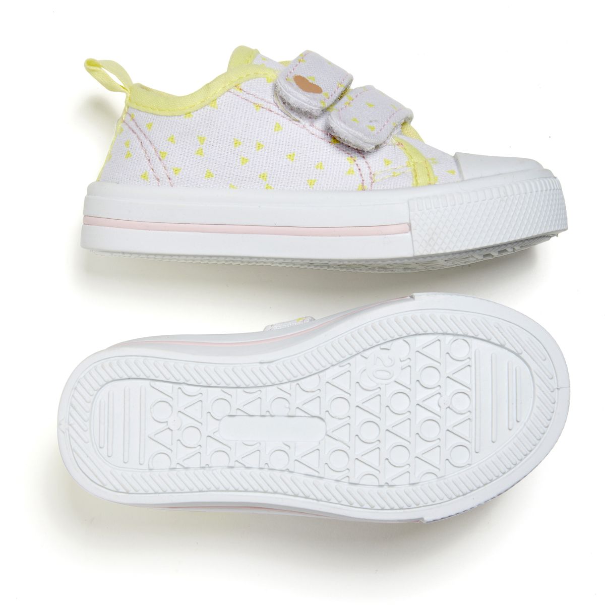 IN EXTENSO Baskets à scratch bébé fille