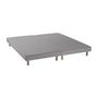 Voir la diapositive 2 : FINLANDEK Sommiers tapissiers a lattes x 2 - 180 x 200 - Bois massif gris + pieds - FINLANDEK Rakenne