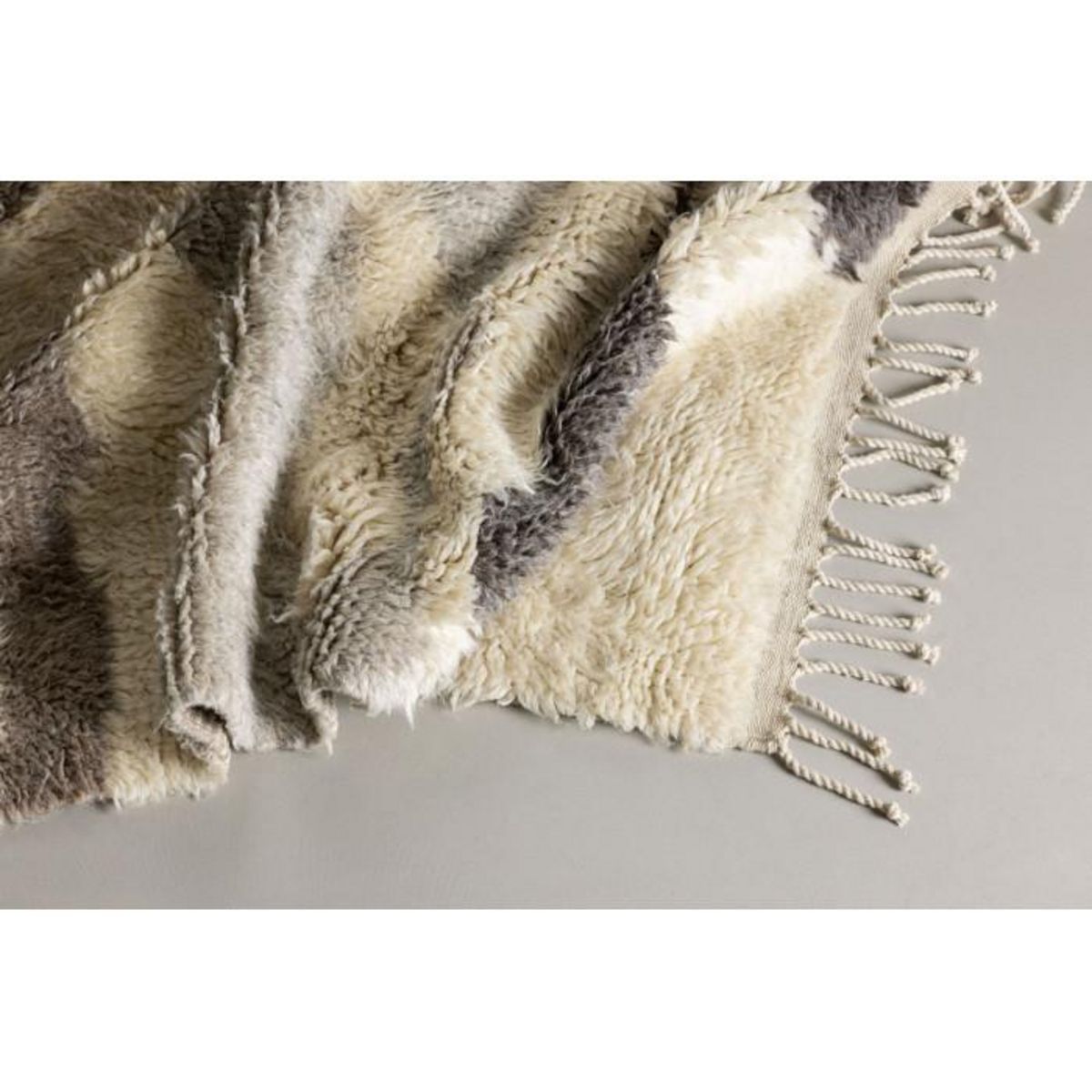 Paris Prix Tapis Déco en Laine  David  160x230cm Multicolore