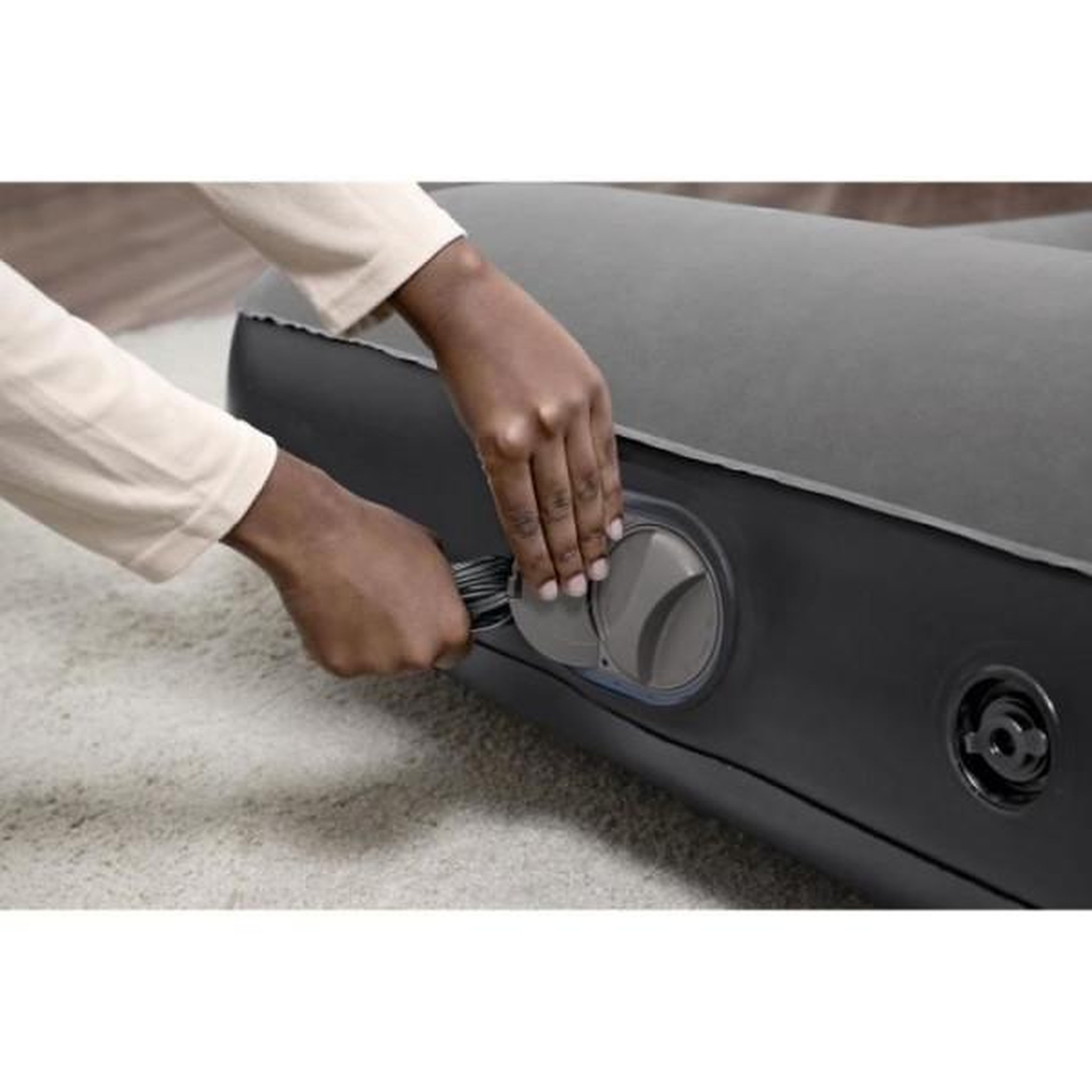 Voir la diapositive 6 : BESTWAY Matelas gonflable - BESTWAY - 671BQ - Tritech Twin - 1 personne, pompe USB intégrée, 1,88 m x 99 cm x 30 cm