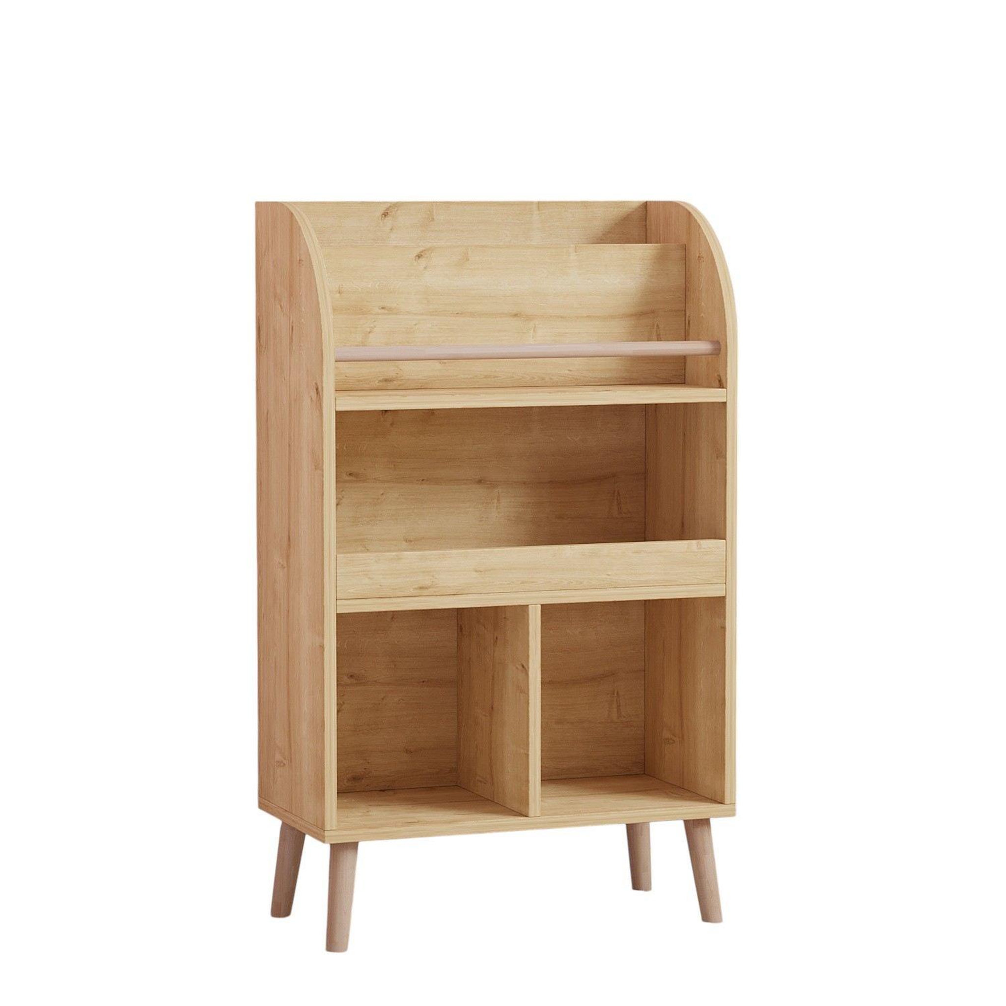 Habitat et Jardin Bibliothèque en bois  minola  - 60 x 30 x 102 cm - beige