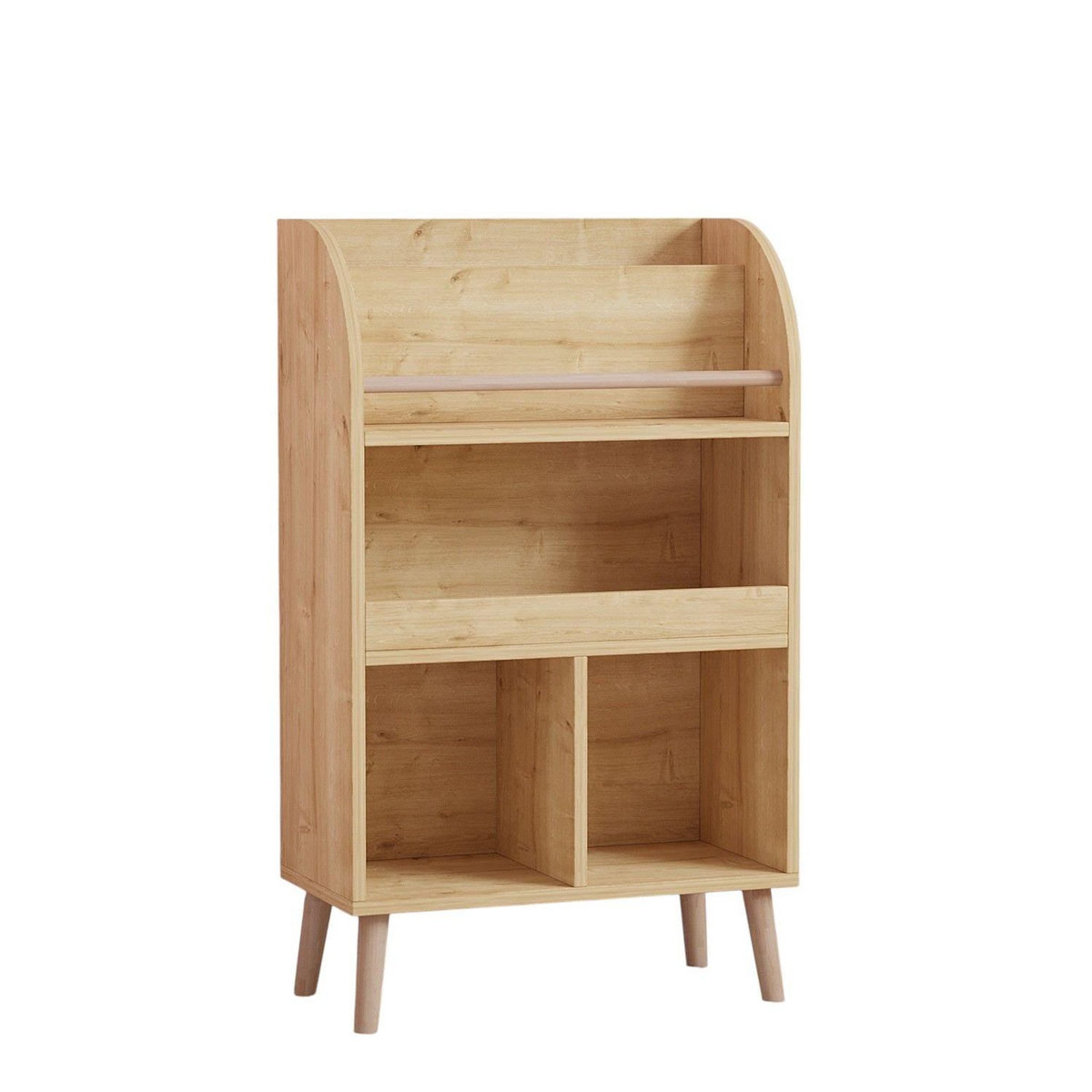 Habitat et Jardin Bibliothèque en bois  Minola  - 60 x 30 x 102 cm - Beige