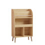 Voir la diapositive 1 : Habitat et Jardin Bibliothèque en bois  Minola  - 60 x 30 x 102 cm - Beige