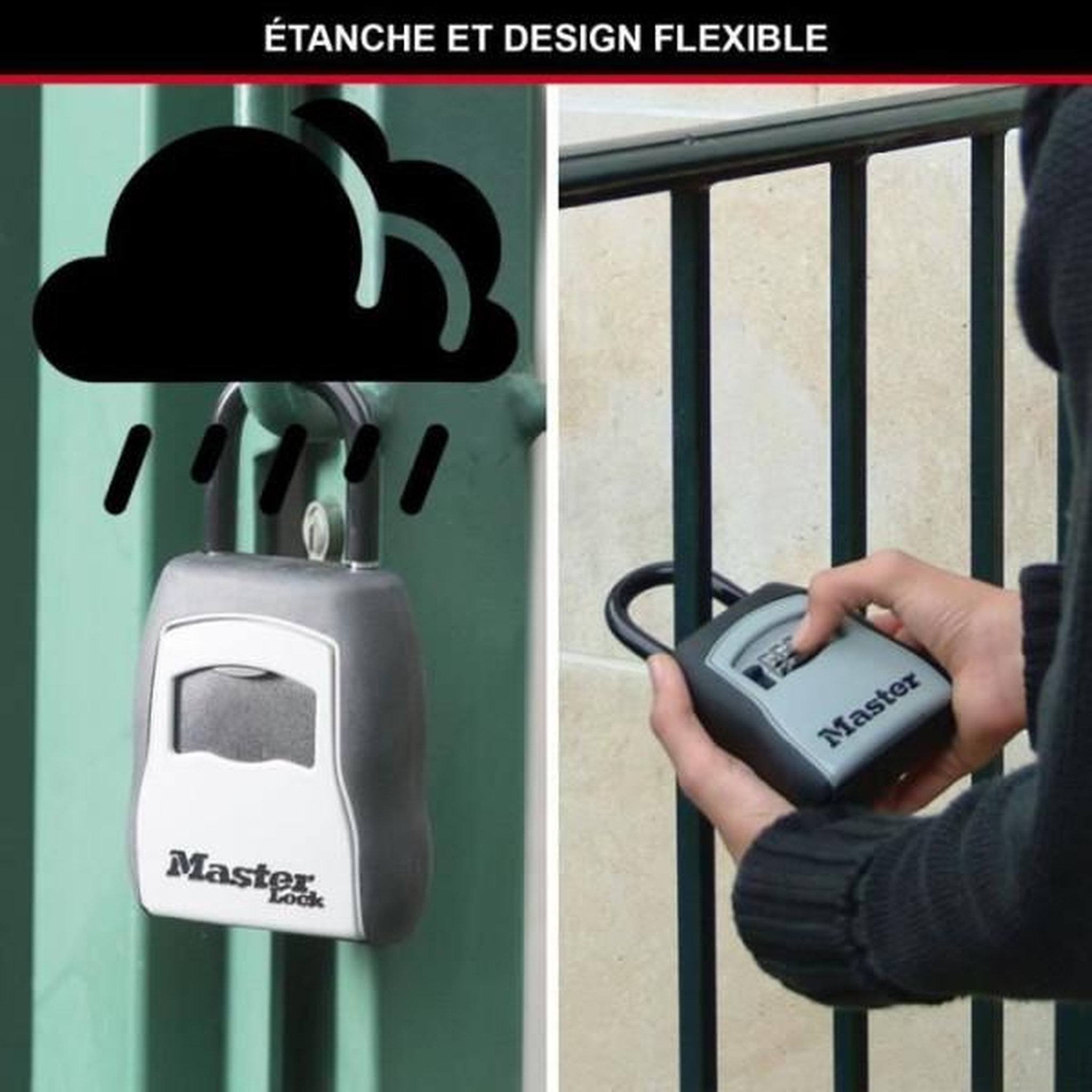 Voir la diapositive 5 : Master lock Boite a clés sécurisée - master lock - 5400eurd - format m - avec anse - select access partagez vos clés en toute sécurité