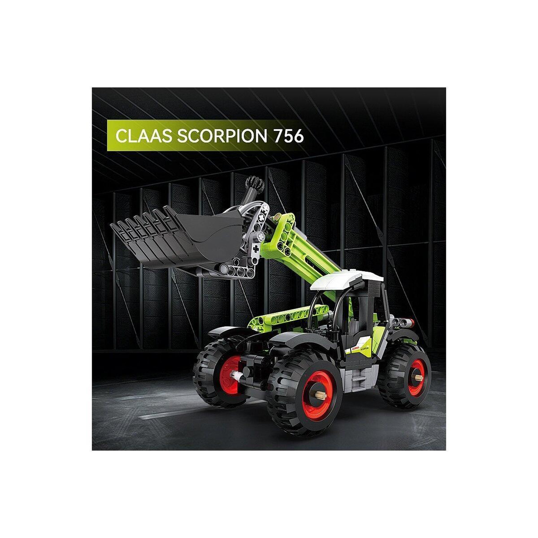 Voir la diapositive 5 : Jamara Cada chargeur télescopique claas scorpion 756 1:24 bricks