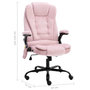 Voir la diapositive 6 : VIDAXL Chaise de bureau de massage Rose Velours