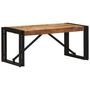 Voir la diapositive 1 : VIDAXL Table basse 80x40x35 cm bois de manguier massif brut