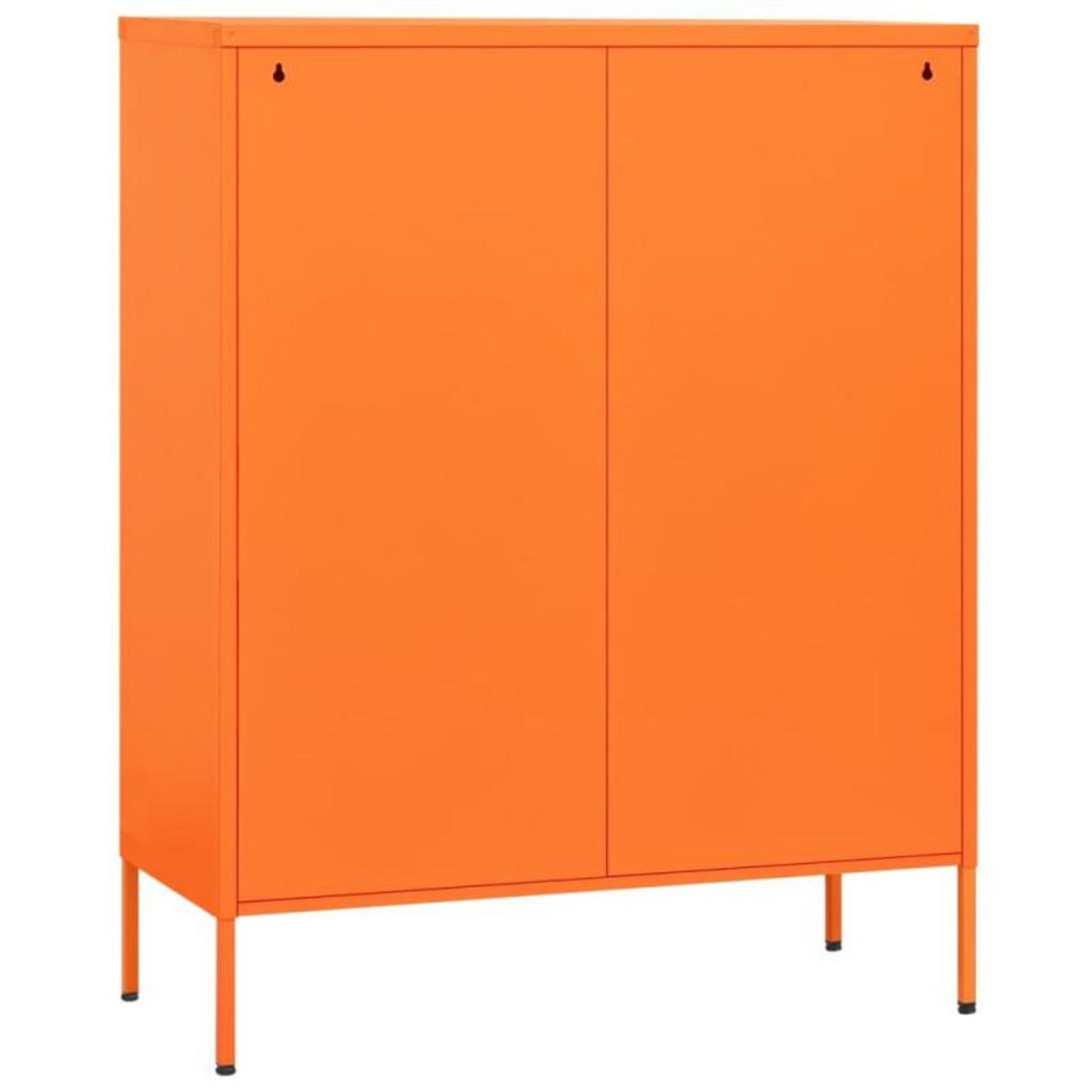 VIDAXL Commode Orange 80x35x101,5 cm Acier