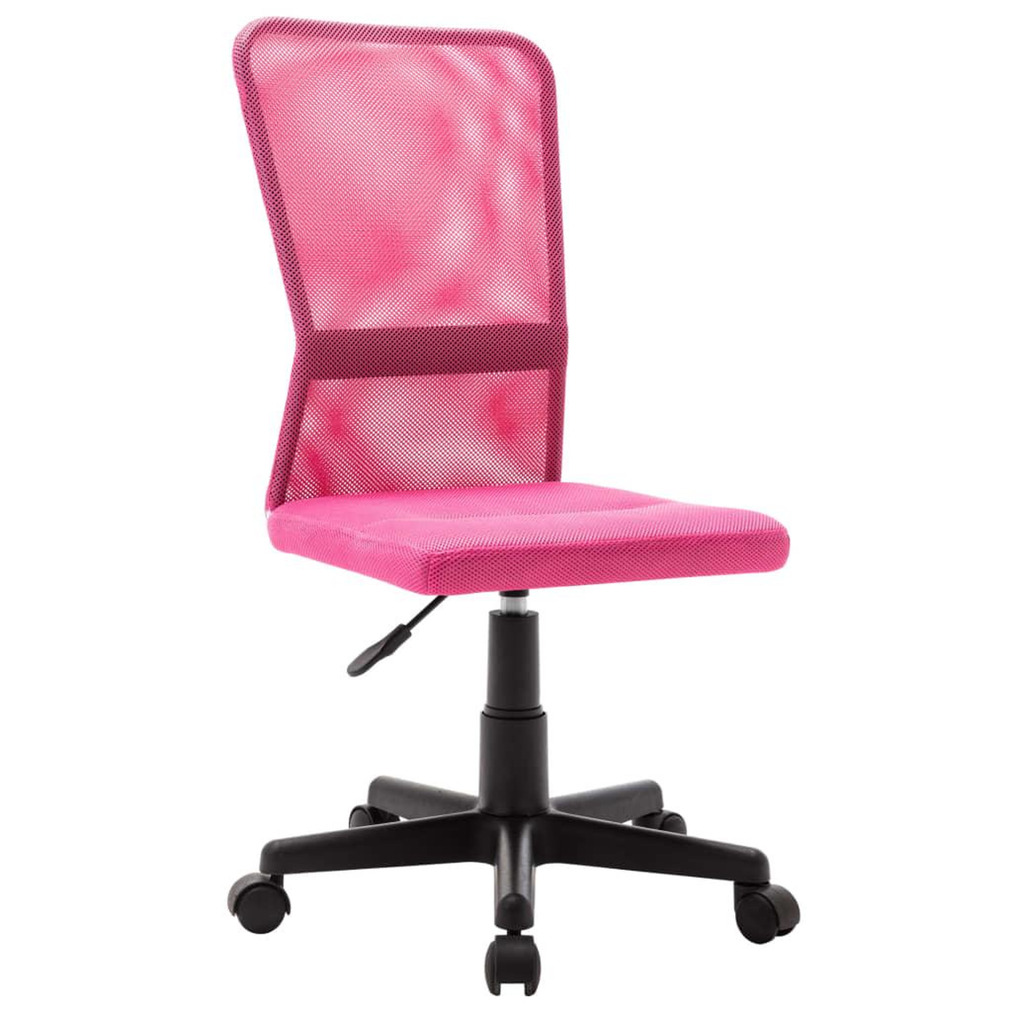 Voir la diapositive 1 : VIDAXL Chaise de bureau Rose 44x52x100 cm Tissu en maille