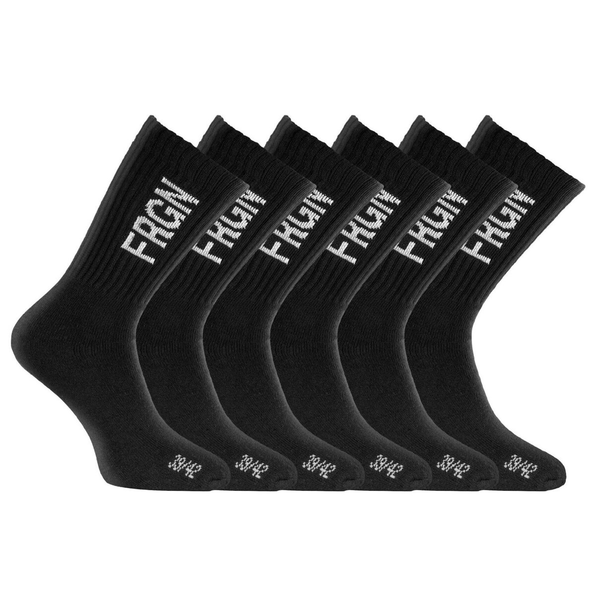 FREEGUN Lot de 6 paires de tennis enfant modèle FRGN