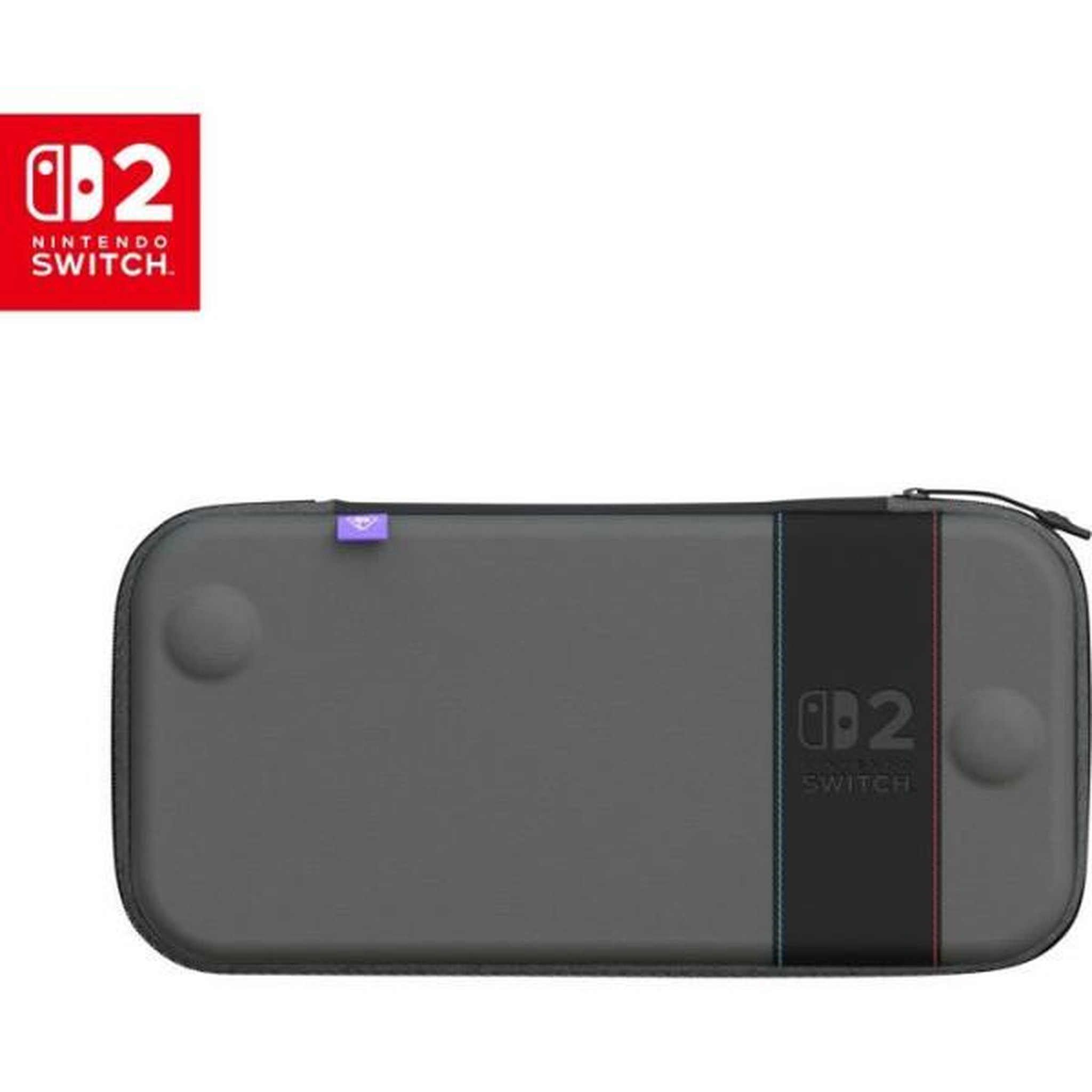 Turtle Beach Etui fin -TURTLE BEACH - PlayTrek - Pour Nintendo Switch 2 - Gris Anthracite
