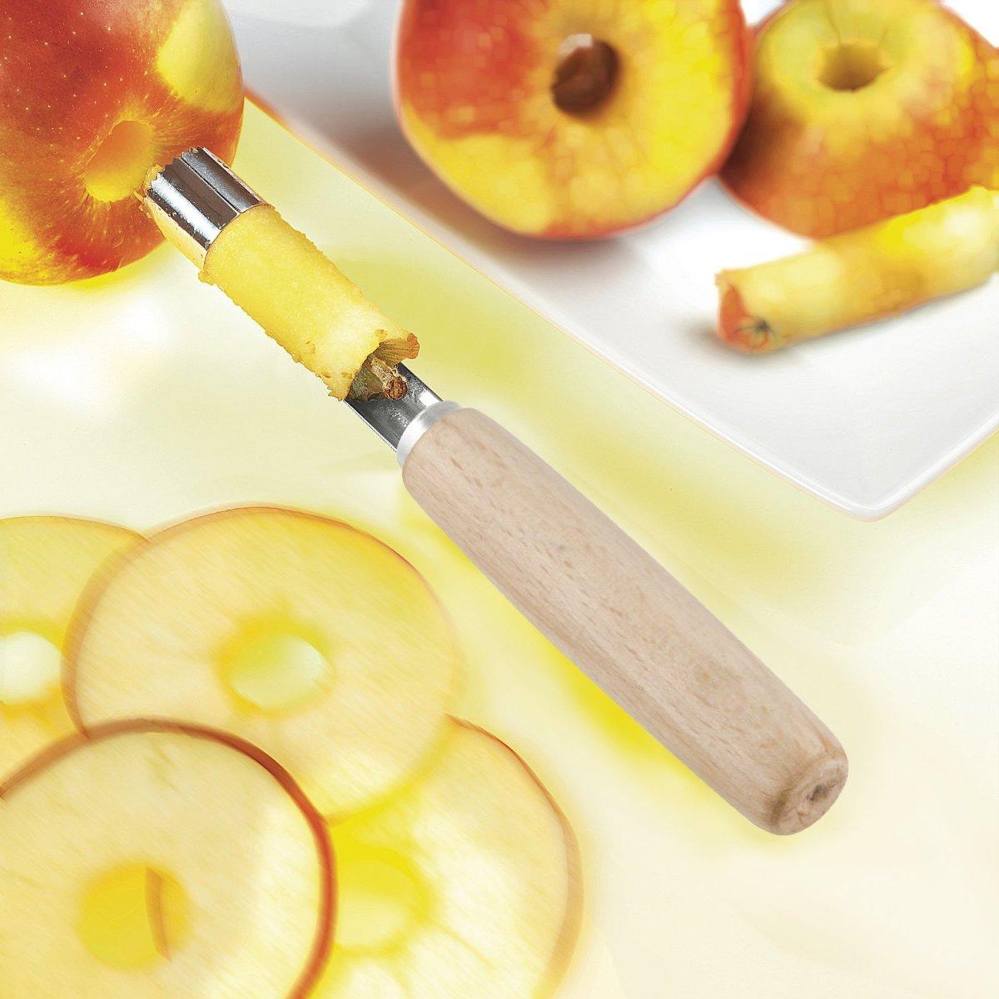 Voir la diapositive 2 : Fackelmann Vide pomme bois de hêtre fsc fackelmann nature