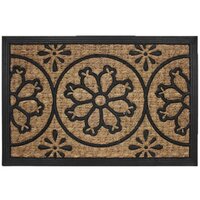 Tapis anti poussière antidérapant 160x60 cm marron