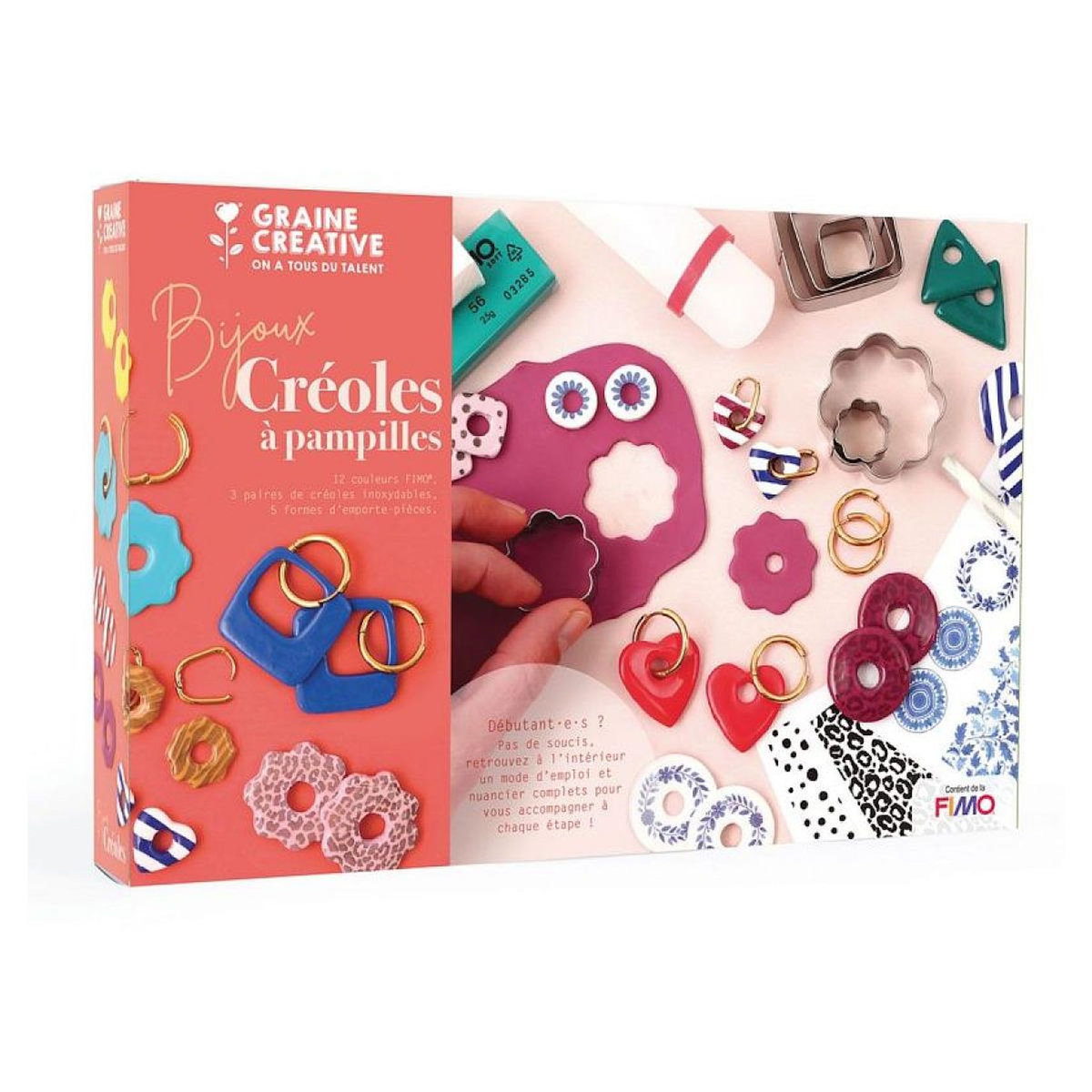 Fimo coffret bijoux  pampilles interchangeables