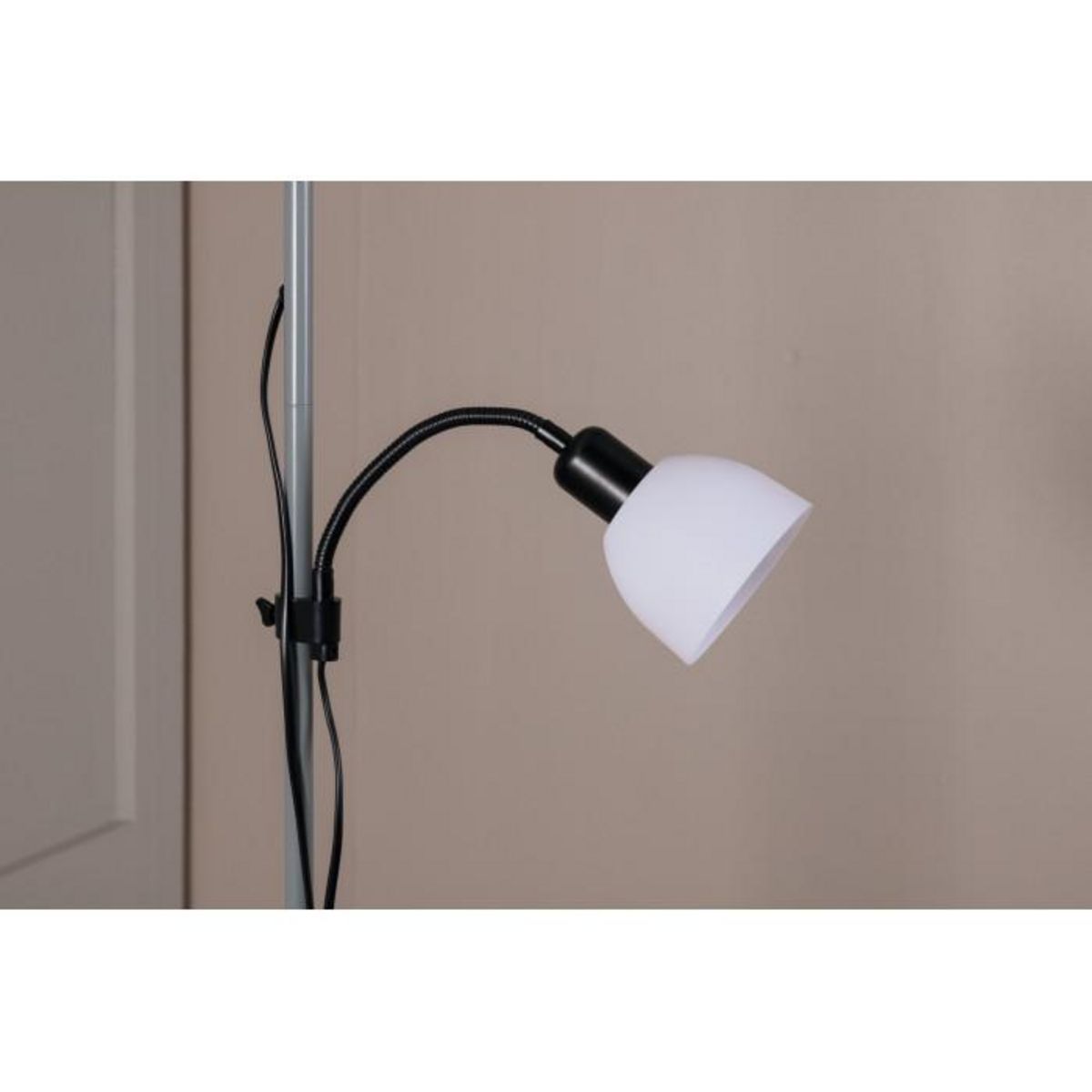 Paris Prix Lampadaire 2 Spots  Bagasi  178cm Gris