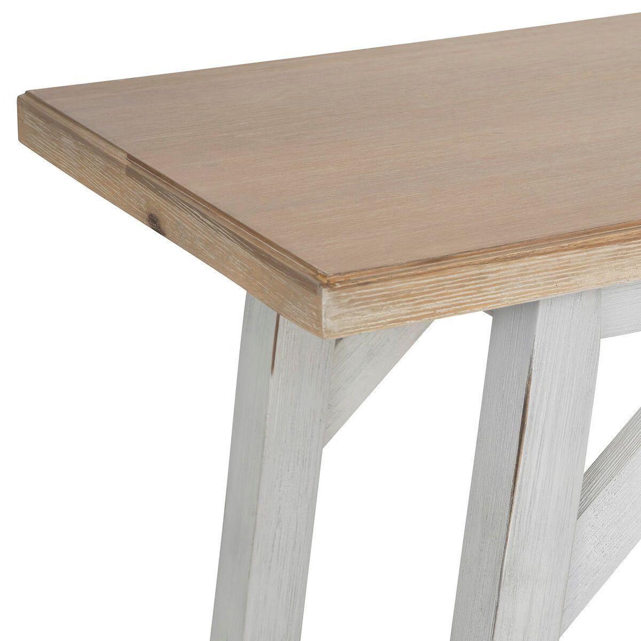 Voir la diapositive 2 : ATMOSPHERA Console en Bois  Olbia  120cm Blanc