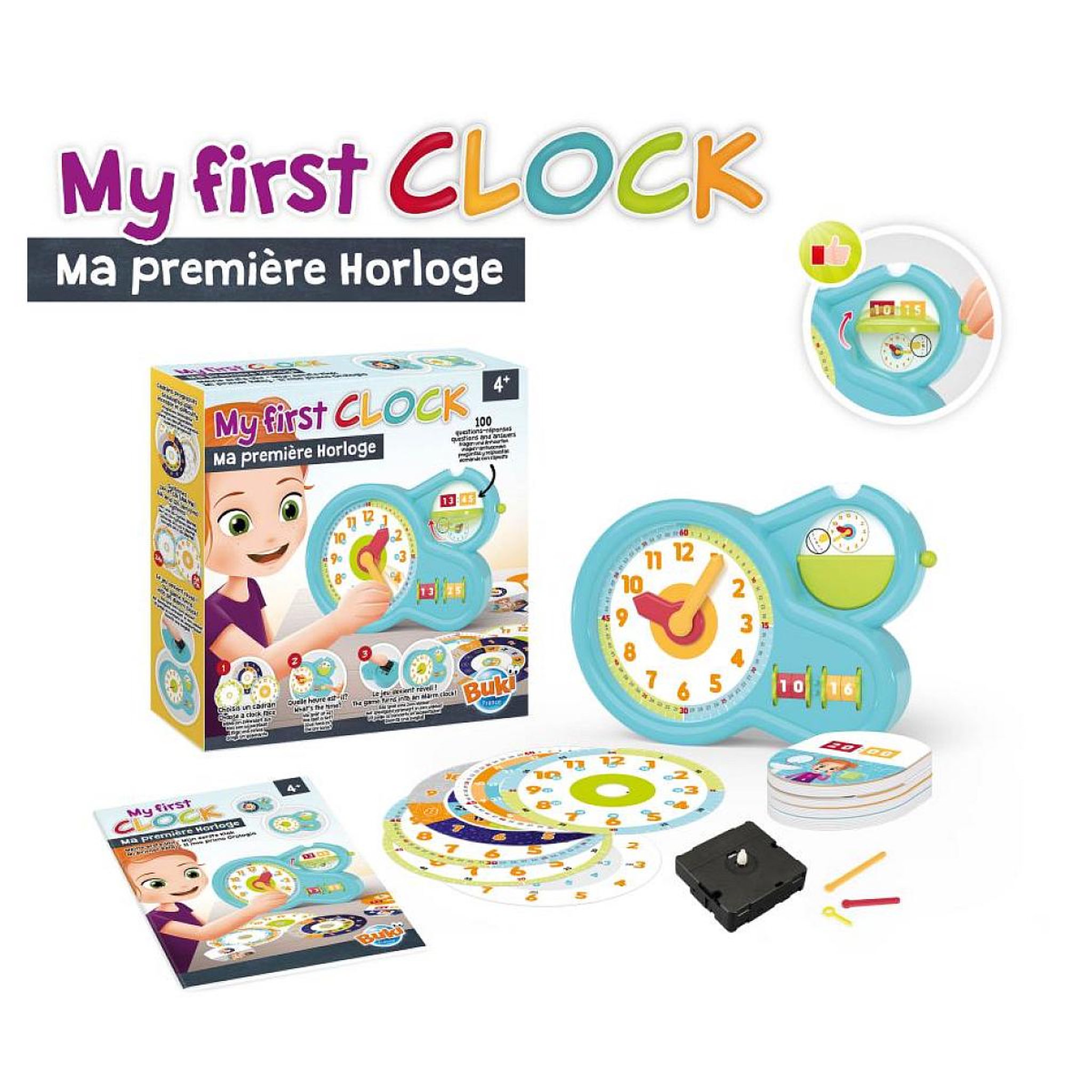 Voir la diapositive 2 : BUKI Ma première horloge -