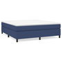 Voir la diapositive 2 : VIDAXL Sommier a lattes de lit avec matelas Bleu 180x200 cm Tissu
