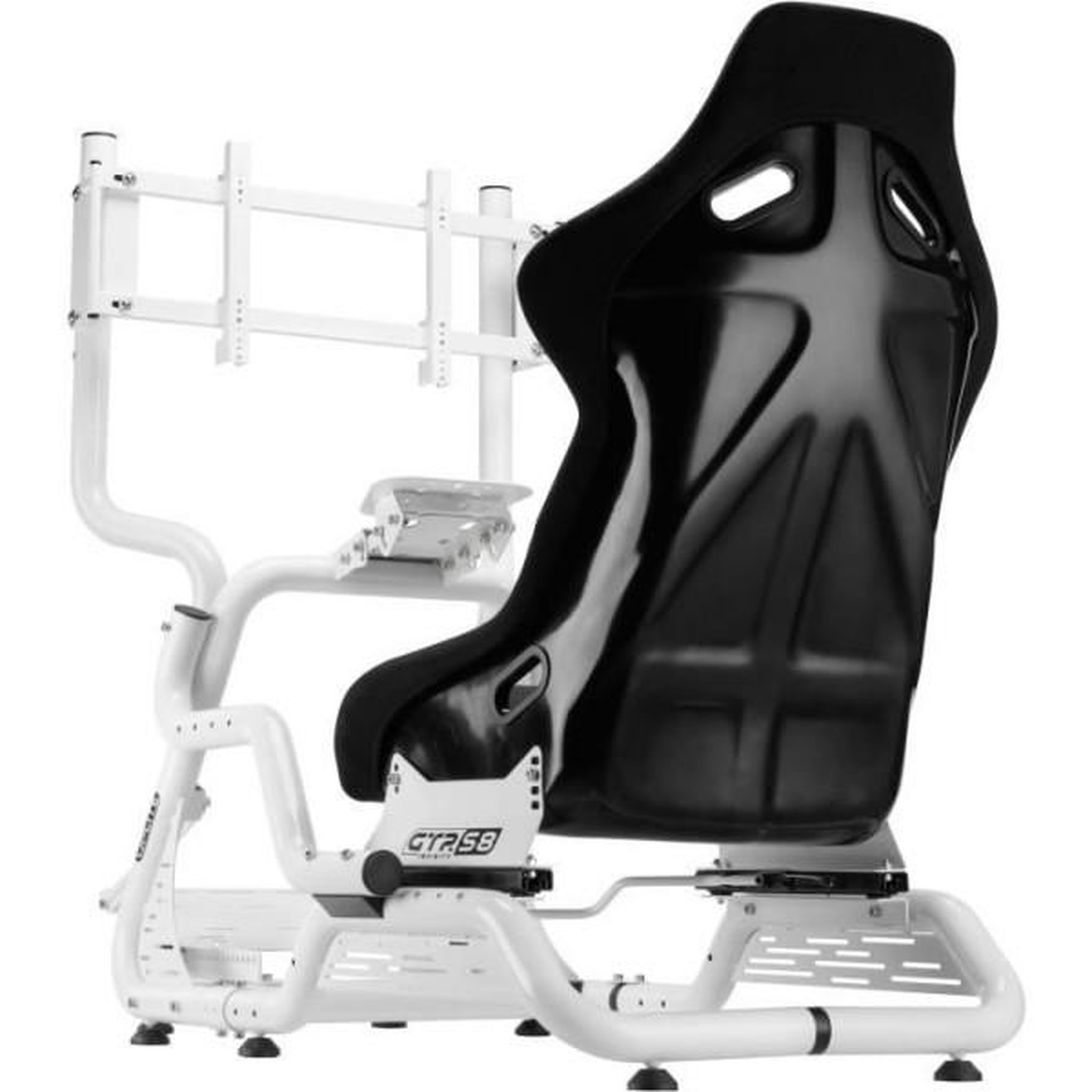 Voir la diapositive 5 : OPLITE Support écran - OPLITE - Pour cockpit GTR S3/S8 - Blanc - Compatible toutes générations GTR