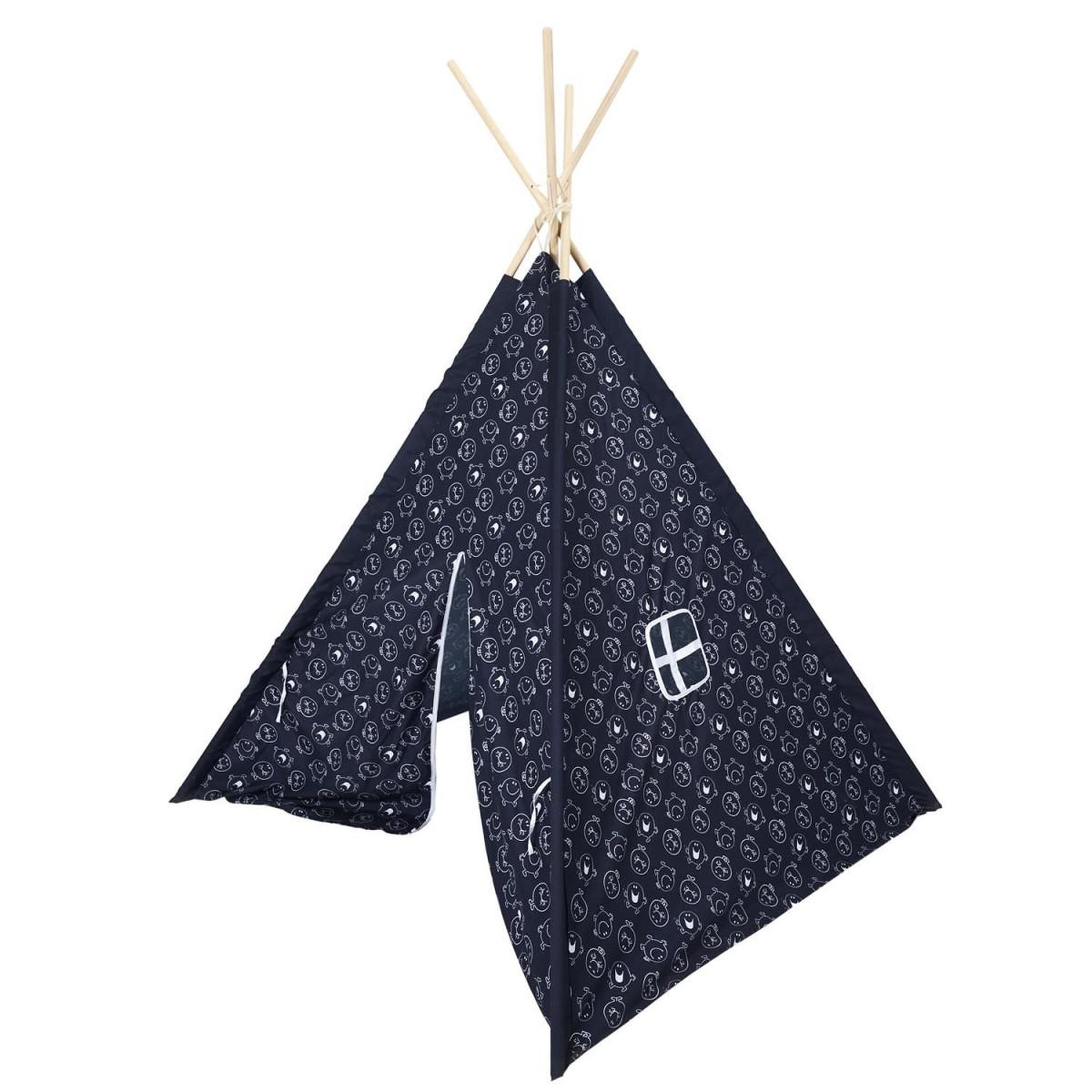 The Home Deco Factory Tipi Enfant  Monsieur Heureux  160cm Bleu