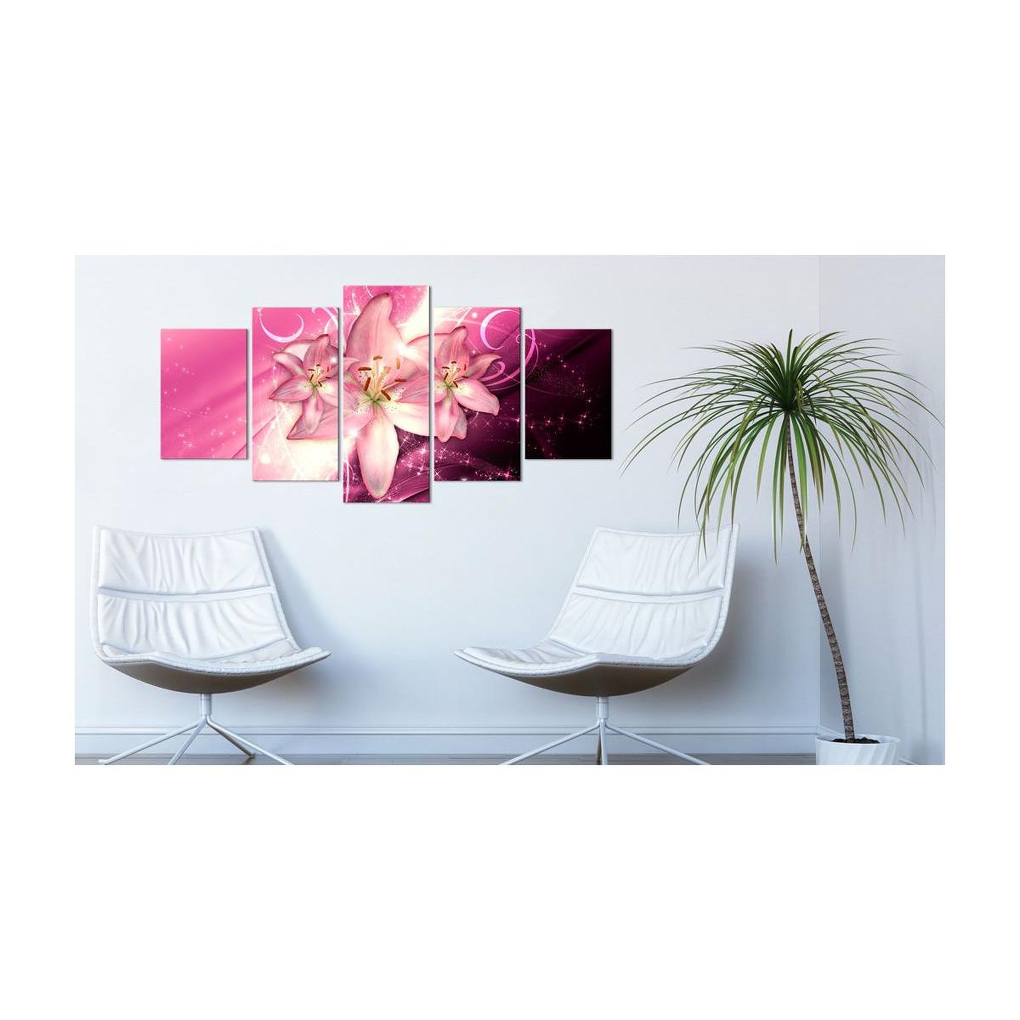 Voir la diapositive 2 : Paris Prix Tableau imprimé  pink heaven