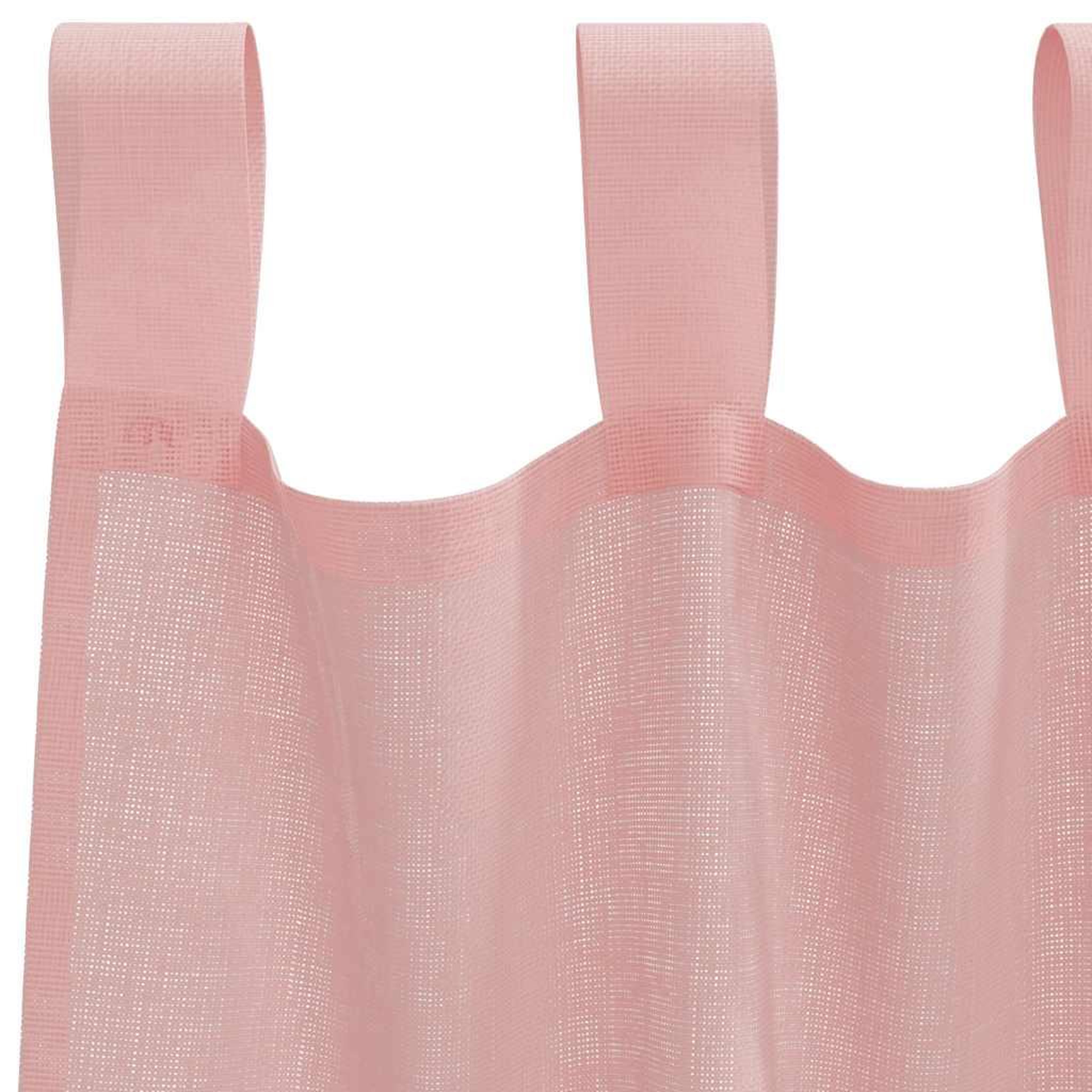 Voir la diapositive 5 : VIDAXL Rideaux en voile avec passe-tringles 2 pcs rose