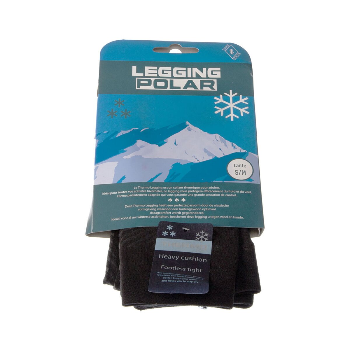 INTERSOCKS Legging chaud long - 1 paire - Unis - Ultra opaque - Mat - Gousset polyamide - Ski - Thermo