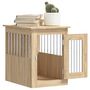 Voir la diapositive 5 : VIDAXL Meuble de cage pour chiens chene sonoma 45x62x59 cm