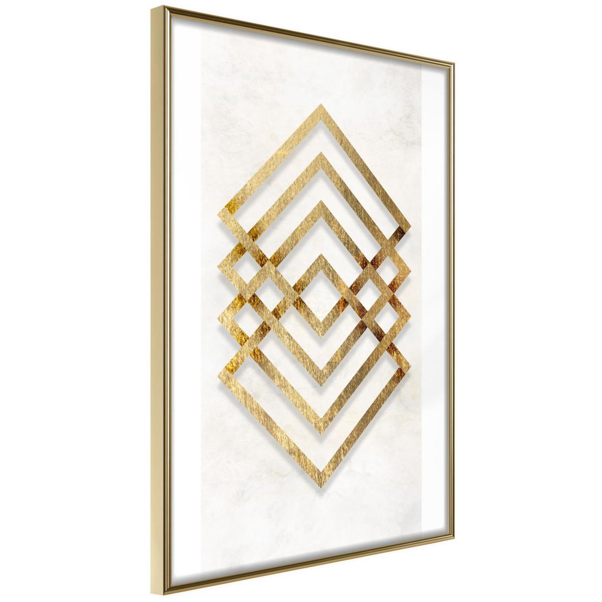 Paris Prix Affiche Murale Encadrée  Golden Inlay