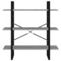 Voir la diapositive 5 : VIDAXL Bibliotheque Sonoma gris 100x30x105 cm Bois d'ingenierie