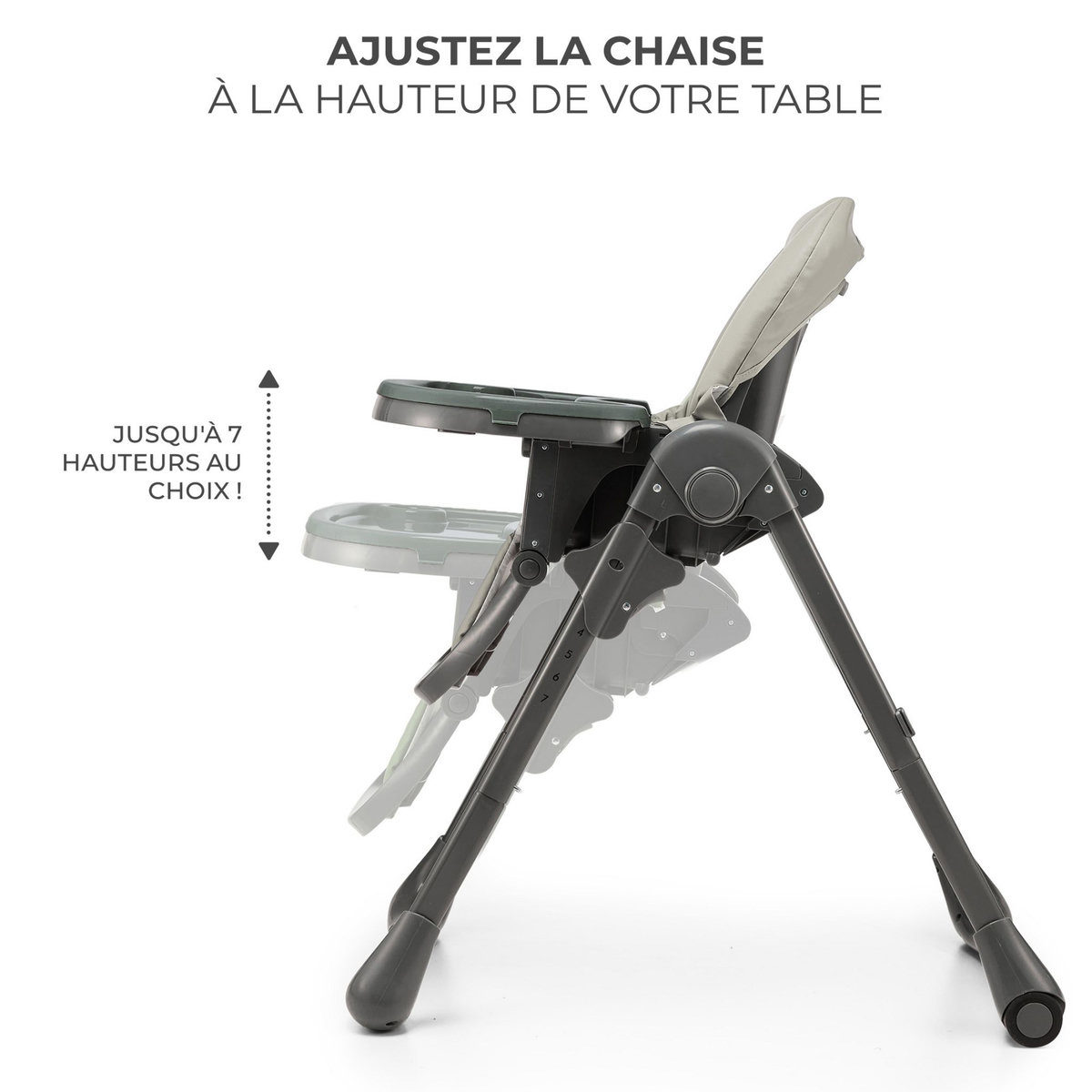 KINDERKRAFT Chaise haute 2en1 TUMMIE