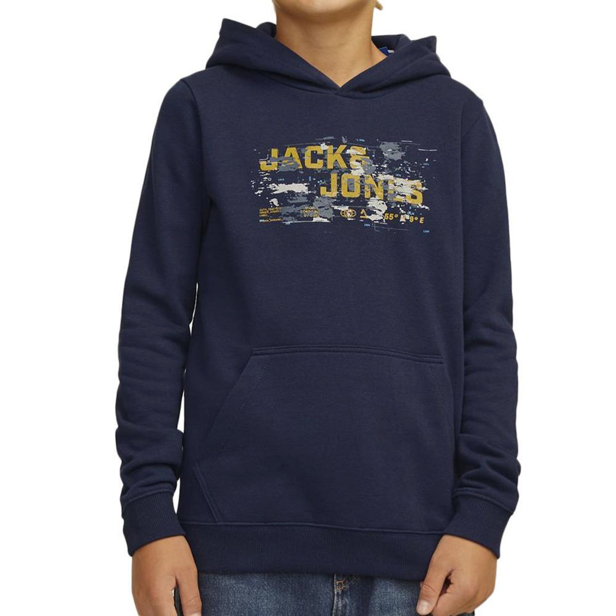 Jack & Jones Sweat Marine Garçon Jack & Jones Cooutdoor