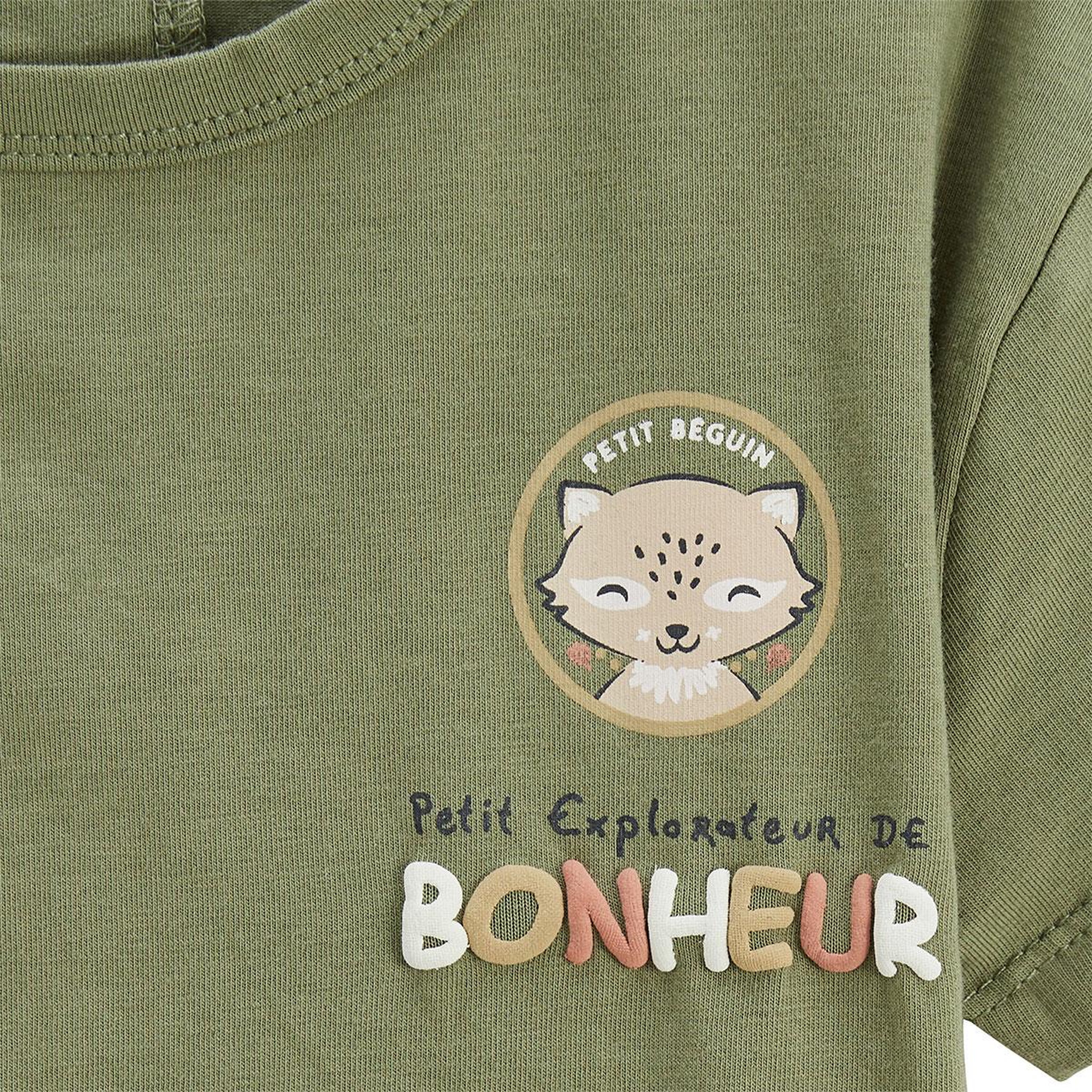 Voir la diapositive 3 : PETIT BEGUIN Lot de 2 t-shirts enfant gabin