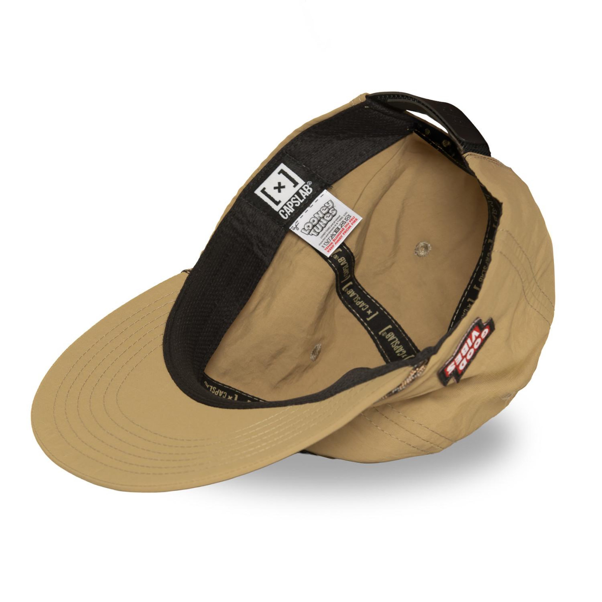Voir la diapositive 6 : CAPSLAB Casquette flat unie looney tunes good vibes
