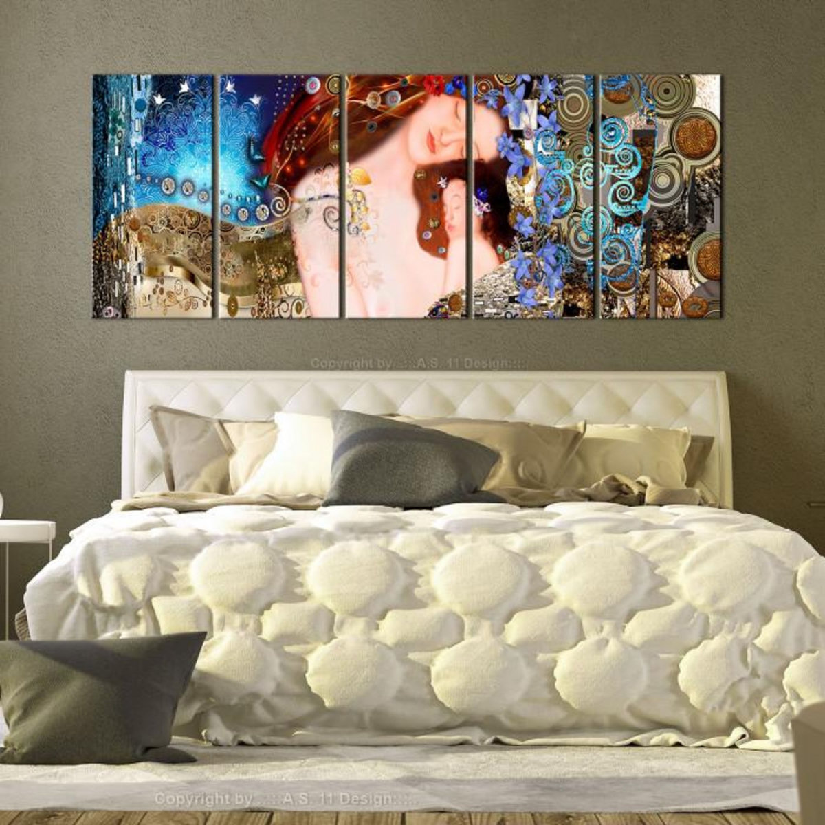 Paris Prix Tableau Imprimé 5 Panneaux  Mother's Hug Narrow