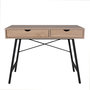Voir la diapositive 1 : Bureau droit 2 tiroirs L100cm BROOKLINE