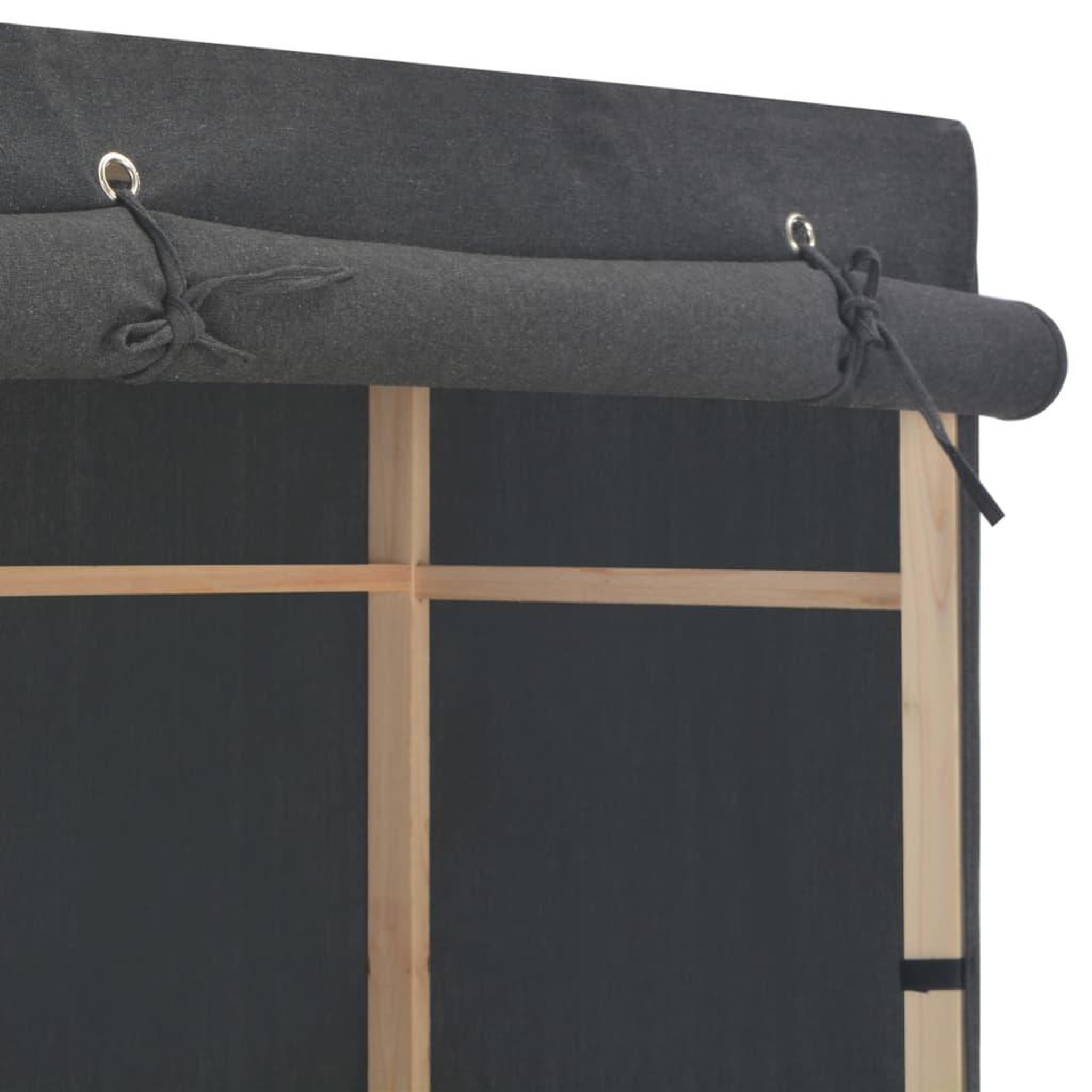 Voir la diapositive 4 : VIDAXL Garde-robe Gris 79 x 40 x 170 cm Tissu